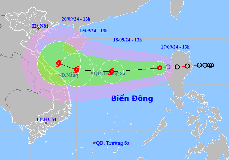  Áp thấp nhiệt đới di chuyển rất nhanh, ảnh hưởng đất liền rất sớm 