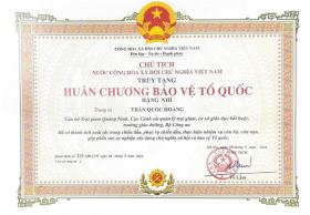 Truy tặng Huân chương Bảo vệ Tổ quốc cho trung tá công an hy sinh khi làm nhiệm vụ trong bão Yagi  第2张