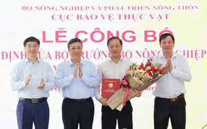 Ông Nghiêm Quang Tuấn được Bộ NNPTNT bổ nhiệm làm Phó Cục trưởng Cục Bảo vệ thực vật