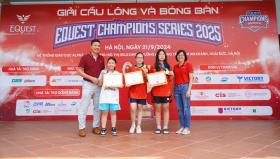 Tìm kiếm nhà vô địch cầu lông và bóng bàn tại EQuest Champion Series