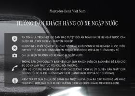 Mercedes-Benz Việt Nam mở rộng chương trình dịch vụ cho chủ xe ngập nước sau bão Yagi