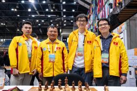  Olympiad cờ vua: Tuyển Việt Nam lập chiến tích lịch sử