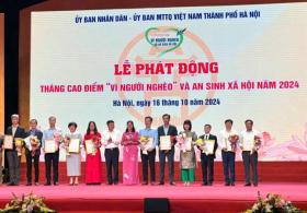  Ciputra Hanoi hưởng ứng kêu gọi tháng vì người nghèo của UBND TP.Hà Nội và Ủy Ban MTTQVN TP. Hà Nội 