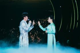 Hoài Linh giả gái đóng vợ thằng Đậu trong live show của các con Phi Nhung