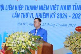  Anh Hà Đức Hải tái đắc cử Chủ tịch Hội LHTN Việt Nam tỉnh Yên Bái nhiệm kỳ 2024-2029 