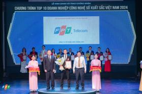 FPT Telecom vào top 10 doanh nghiệp công nghệ số xuất sắc Việt Nam 2024